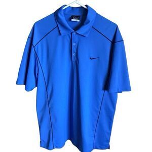 Nike Golf polo shirt Size XL Mens  blue athletic short sleeve